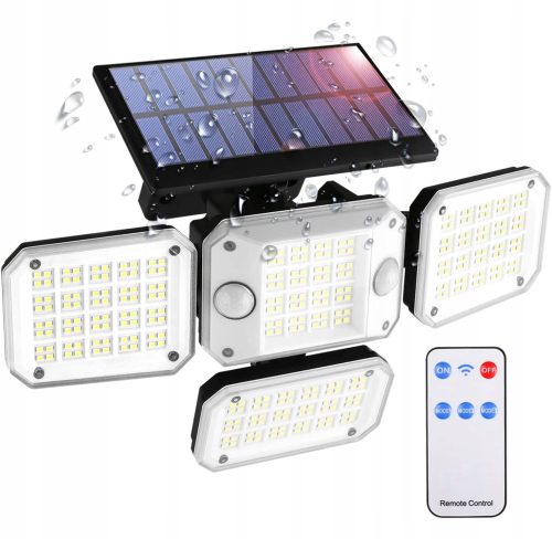  Улична лампа Interlook 60 W 6500 lm на соларно захранване