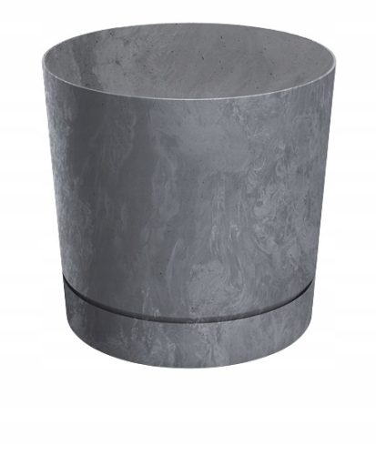  Prosperplast саксия 24 см x 24 x 23,1 см диаметър 23,9 см пластмасови нюанси на сиво и сребро