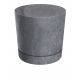  Prosperplast саксия 24 см x 24 x 23,1 см диаметър 23,9 см пластмасови нюанси на сиво и сребро