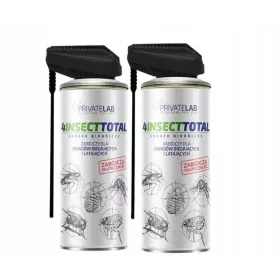   Препарат против насекоми - Пръскачка, аерозол против хлебарки, комари, мухи, паяци, бълхи, дървеници, сребърни рибки Private Lab 0,4 кг 400 мл