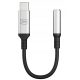  Аудио адаптер 3mk USB-C - жак 3,5 мм женски тип