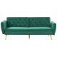  Диван Beliani BARDU, 213 х 106 см, дамаска нюанси на зелено