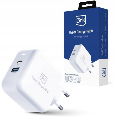  USB-C + A 3mk Hyper Charger 68W зарядно за стена