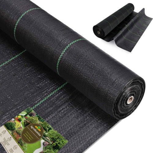 Агротекстил - Земеделска тъкан за мулчиране (против плевели) Eco Garden черен 60 x 5000 cm 70 g/m²