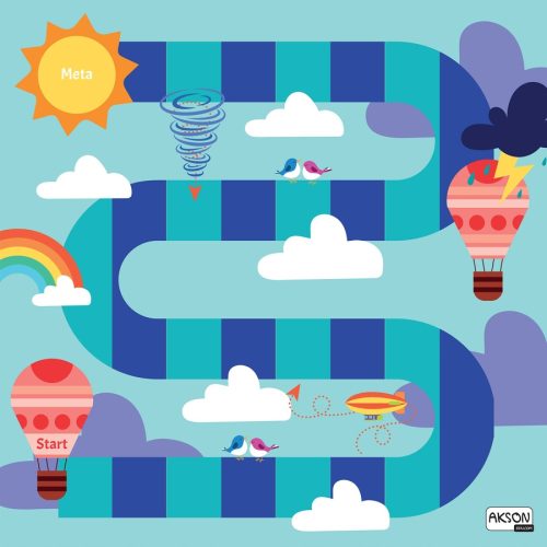  XL Animation Mat AKSON Приключенска настолна игра
