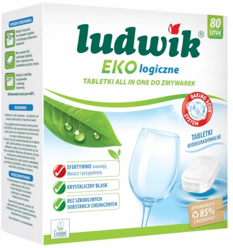  Ludwik ecological All in One таблетки за съдомиялна 80 бр.