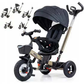    Велосипед с триколка Milly Mally Movi Бял, черен, червен, лилав, син, розов, сив, тюркоаз, зелен, златен