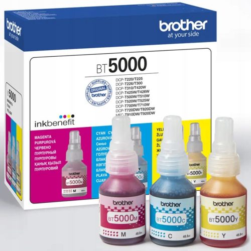  Комплект мастила Brother BT BT5000CLVAL - цветни 3 бр.