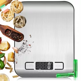    Кухненска везна Hikey 10кг/1гр сребриста/сива 10кг