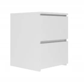    Топ Е магазинен шкаф W2 нощно шкафче с 2 чекмеджета бяло
