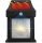 Градинска стенна лампа - Q-LIGHT градинска стенна лампа черна, вграден 3 W LED източник