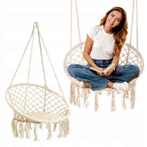 Висяща градинска люлка Chill&Thrill 80 x 60 см