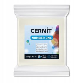    Глина за моделиране Cernit White Opaque. 250 гр