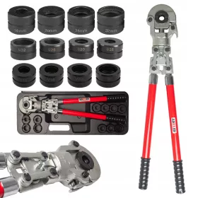   ИНСТРУМЕНТ ЗА ПРЕСОВАНЕ ЗА МАТРИЦИ ЗА ТРЪБИ PEX 16-32mm (TH) + 2 други продукта