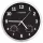  Стенен часовник Esperanza LYON EHC016K черен