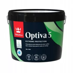   Tikkurila Optiva 5 латексова боя за стена 2,7л бяла