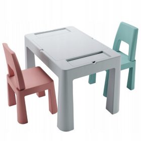    Комплект Tega Baby Multifun 1+2 сиво, розово и тюркоазено