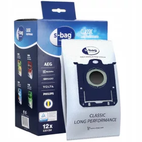    Синтетична торбичка за прахосмукачка S-Bag Classic E201SM Long Performance, 12 бр.