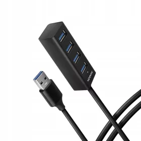    HUE-M1AL хъб с 4 порта, мини метален USB 3.2 Gen,