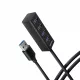  HUE-M1AL хъб с 4 порта, мини метален USB 3.2 Gen,