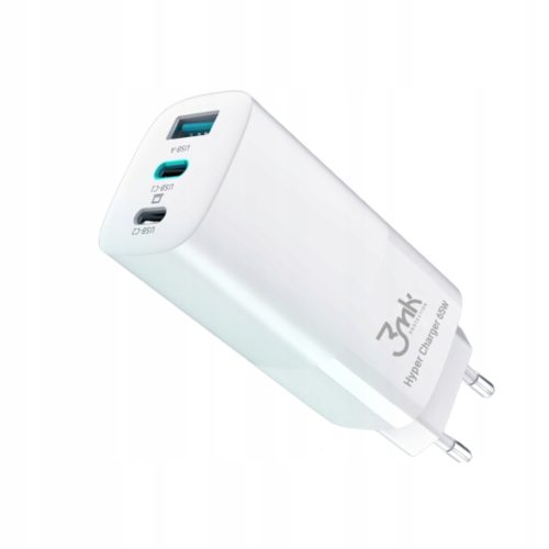 Мощно бързо USB-C зарядно устройство 3mk Hyper Charger 65W