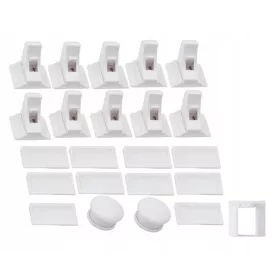    10 БР. МАГНИТНА БРАВА ЗА ЧЕКМЕДЖЕТА НА МЕБЕЛНИ ШКАФОВЕ