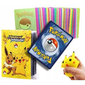    КОМПЛЕКТ КАРТИ POKEMON 55БР+АЛБУМ+PIKACHU GNIOTEK