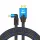  HDMI (M) v2.1 кабел Savio CL-175, 5 м, 8K, ъглов,