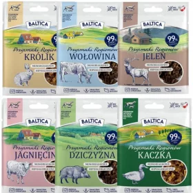    Телешки полумеки лакомства за кучета Baltica 30гр