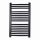 Воден радиатор за баня Heat Factory 477 W 580 x 950 mm черен