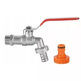    Unimet Кран с накрайник за маркуч и бърз конектор Milenium DN20 3/4"