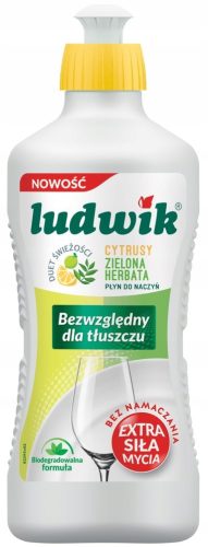  Ludwik течност за миене на съдове 900 мл Duet Świeżości - цитрусови плодове със зелен чай