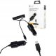  Зарядно за кола 2.1A 5V micro USB + USB черно LIBOX LB0086