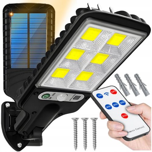  Улична лампа ARSA GO 200 W 6000 lm, на батерии, соларна