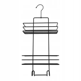    МОДЕРНА ЧЕРНА ЕТАЖЕРКА ЗА БАНЯ ЗА ДУШ