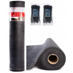   Засенчваща мрежа 90% плетена плътна покривка 1,5x50