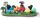  Фигурки HalfToys Dinosaur World, 6 магнитни части.