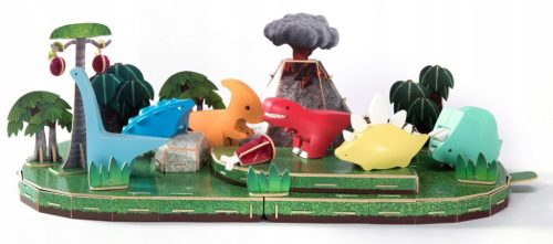  Фигурки HalfToys Dinosaur World, 6 магнитни части.