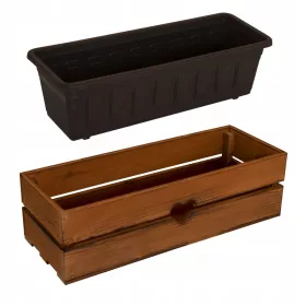  Балконска кутия 51,5 х 19 см дърво