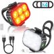  2x SPECTER Q5 велосипедна светлина 200lm предна задна 6LED