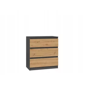    TopEshop MALWA скрин 70 x 40 x 77 см антрацит мат