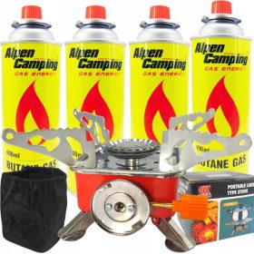   Мини Туристически Котлон КОМПЛЕКТ 4 х Газ