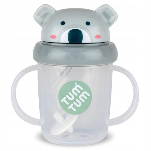  Бутилка за вода Tum Tum Koala Kev със сламка - серия 3.
