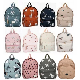    Раница Kidzroom с няколко отделения за момчета и момичета в нюанси на розово