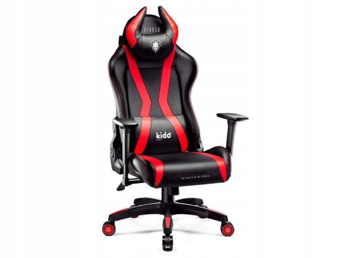  Геймърски стол Diablo Chairs X-Horn 2.0, черна еко кожа
