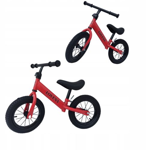  Велосипед за баланс LOVENY air wheels 12" червен