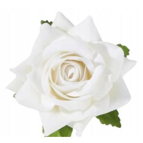    Красива, елегантна сватбена фибичка, бяла роза