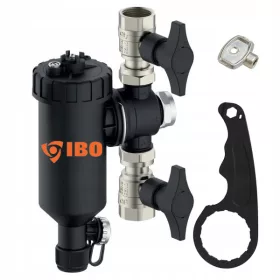   Магнитен сепаратор IBO IBF-07 + кран Hydroland ODP.KL.M 1/2''