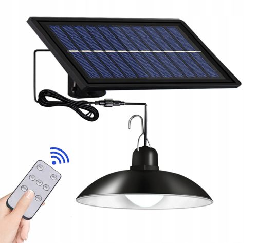 Висяща градинска лампа - Висяща лампа Aptel 3.5 W черна