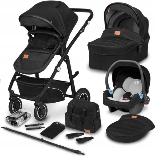  Детска количка 3в1 Lionelo LO-BIANKA 3IN1 BLACK ONYX